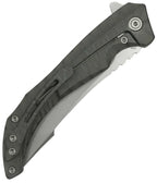 KUB387B Kubey Cyrus Framelock Flame Ti