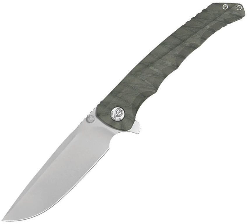 KUB389B Kubey Zazoo Framelock Flame Ti