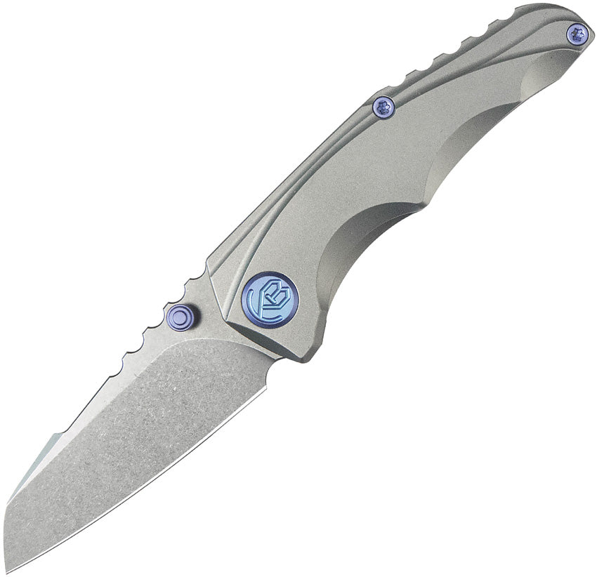 KUB390A Kubey Steeltle Framelock Gray Ti