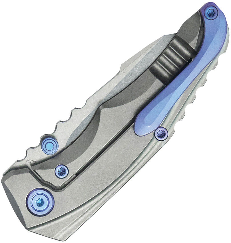 KUB390A Kubey Steeltle Framelock Gray Ti
