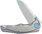 KUB390A Kubey Steeltle Framelock Gray Ti