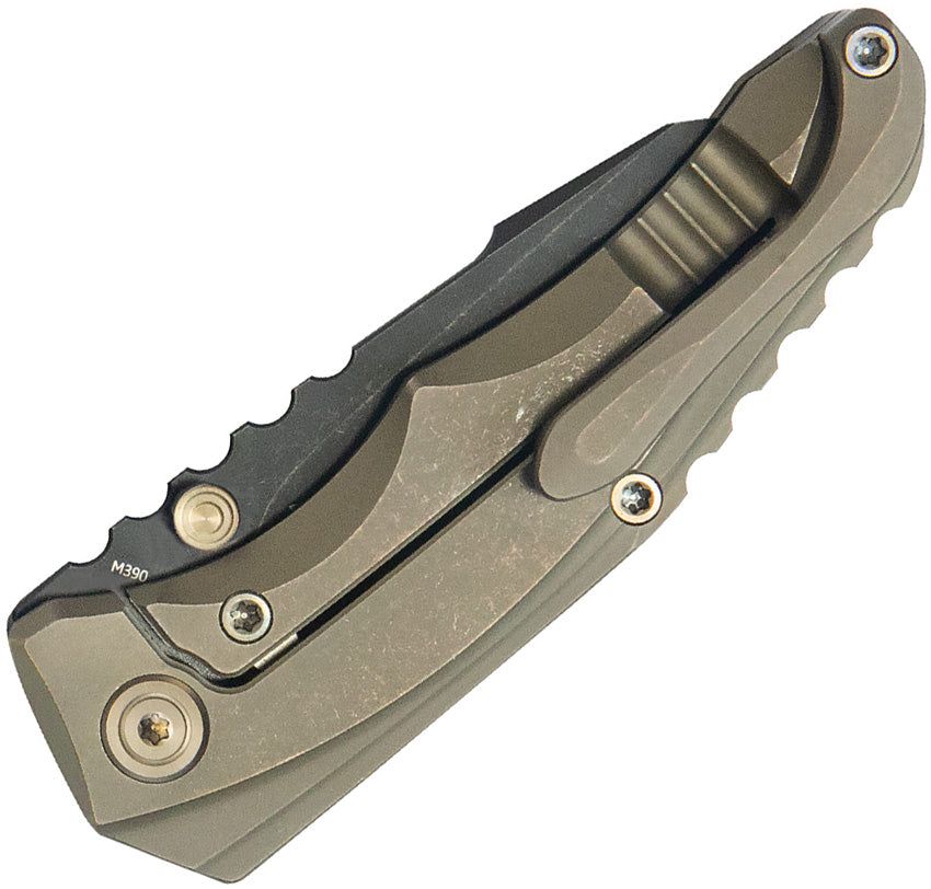 KUB390D Kubey Steeltle Framelock Bronze Ti