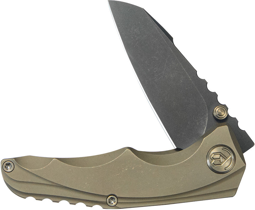 KUB390D Kubey Steeltle Framelock Bronze Ti