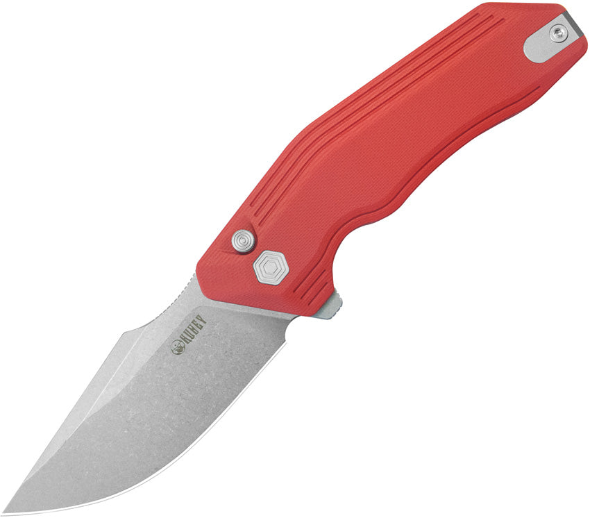 KUB391E Kubey Basilisk Button Lock Red