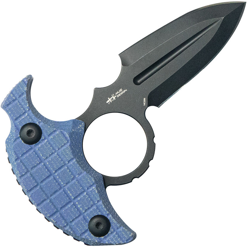 KUB403C Cavy Push Dagger Blue BSW