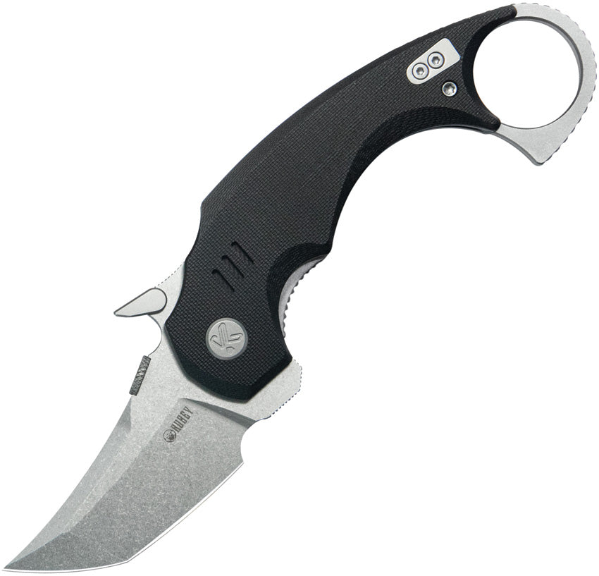 KUB439A Jaw Karambit Linerlock Black