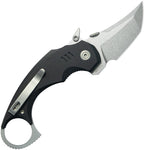 KUB439A Jaw Karambit Linerlock Black