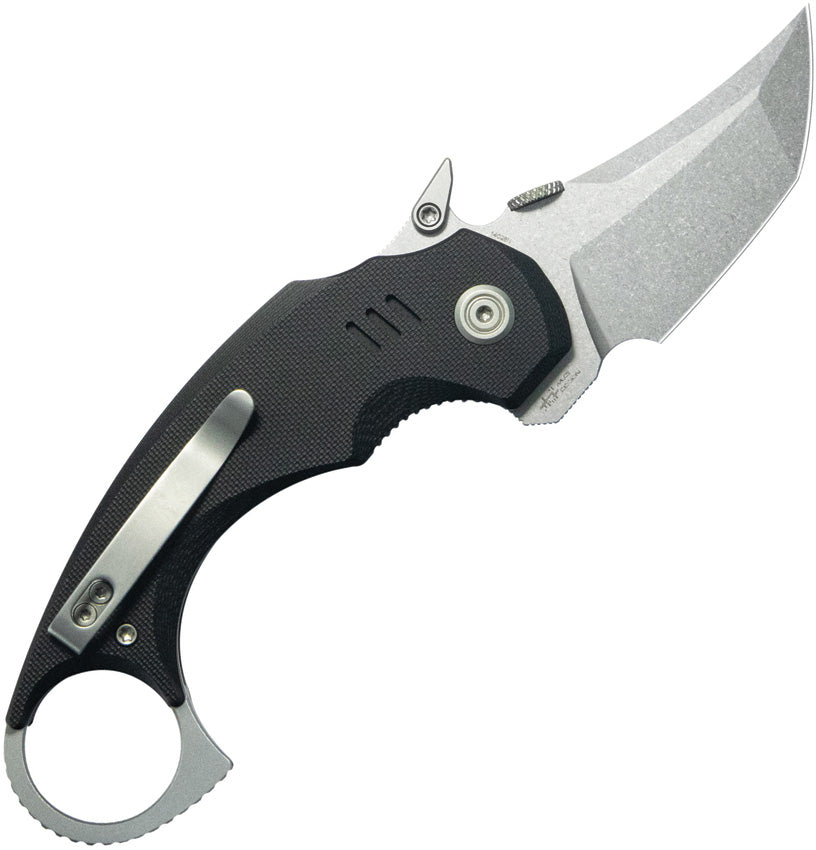 KUB439A Jaw Karambit Linerlock Black