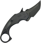 KUB439F Jaw Karambit Linerlock Black