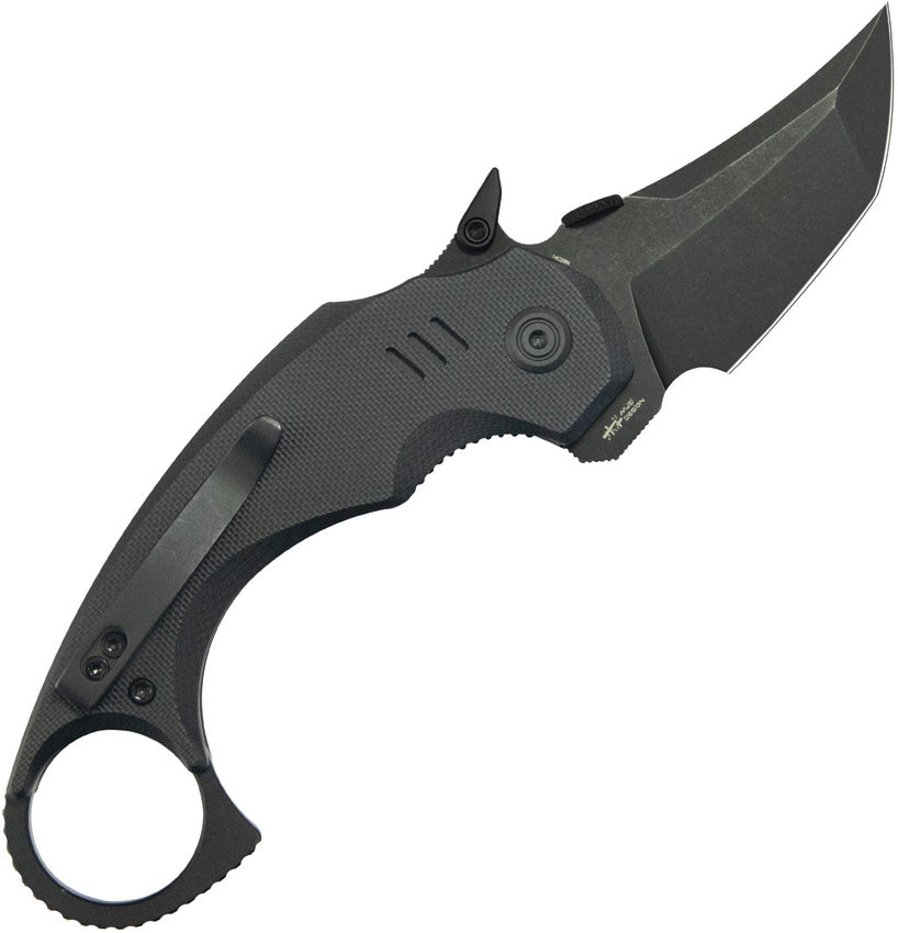 KUB439F Jaw Karambit Linerlock Black