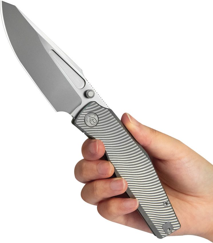 KUB443A KB Knives Illusion Framelock Gray Ti