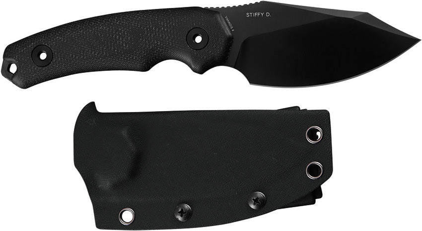 KUNF706BK3 Stiffy D Fixed Blade Black
