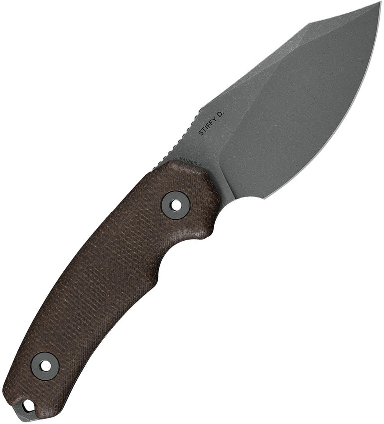 KUNF706BR1 Stiffy D Fixed Blade Brown