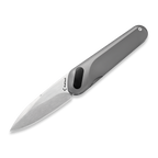 KCK0011: KniClad Ginren linerlock, dark gray titanium handle, 3" brushed S35VN drop point blade