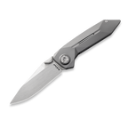 KCK0022: KniClad Summit linerlock, dark gray titanium handle, 3.4" brushed S35VN drop point blade
