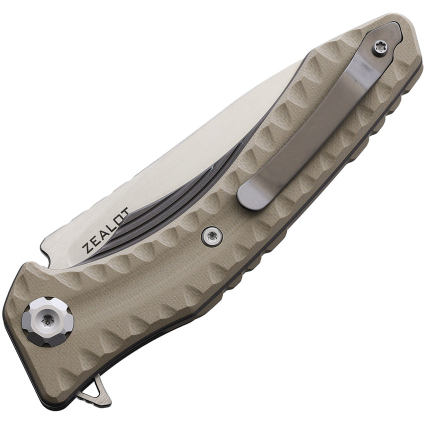 MAXMCZ203 Zealot Linerlock Tan