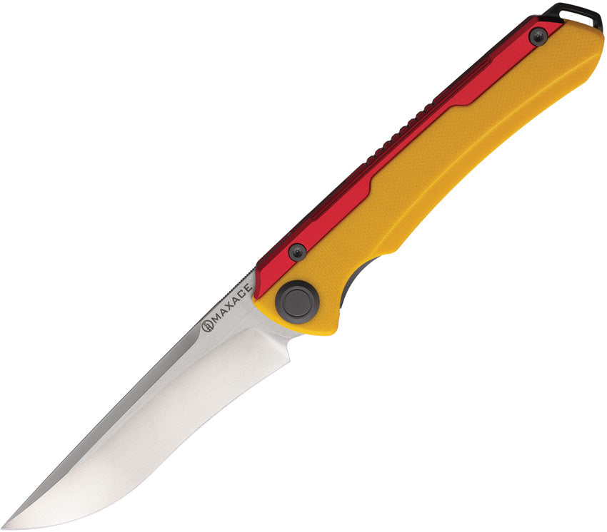 MAXMM281D Kestrel Framelock Yellow/Red