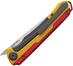 MAXMM281D Kestrel Framelock Yellow/Red