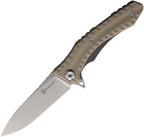 MAXMZ206 Zealot 2.0 Linerlock Brown G10