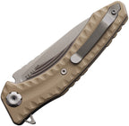 MAXMZ206 Zealot 2.0 Linerlock Brown G10