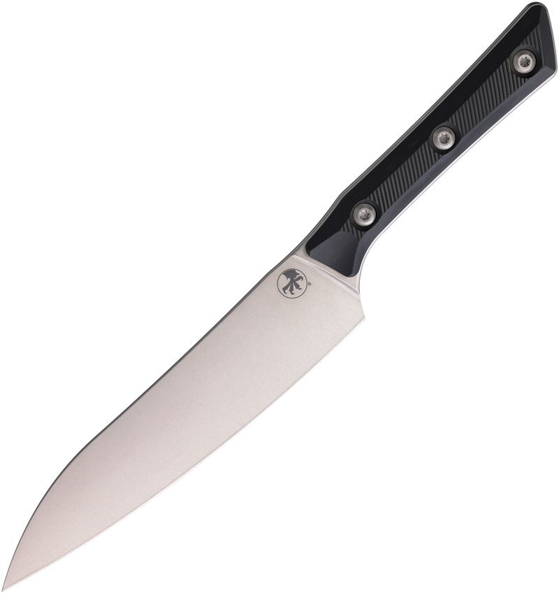 MCT340010BK: Microtech Utility Knife, black G10 handle, 6" M390MK stainless blade