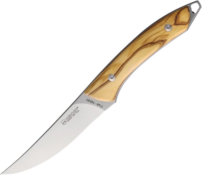 MER25LUC Mercury Trek Fixed Blade Wood Handle