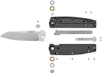 MER9LGMSWALBK Mercury Logan Mini Linerlock SW