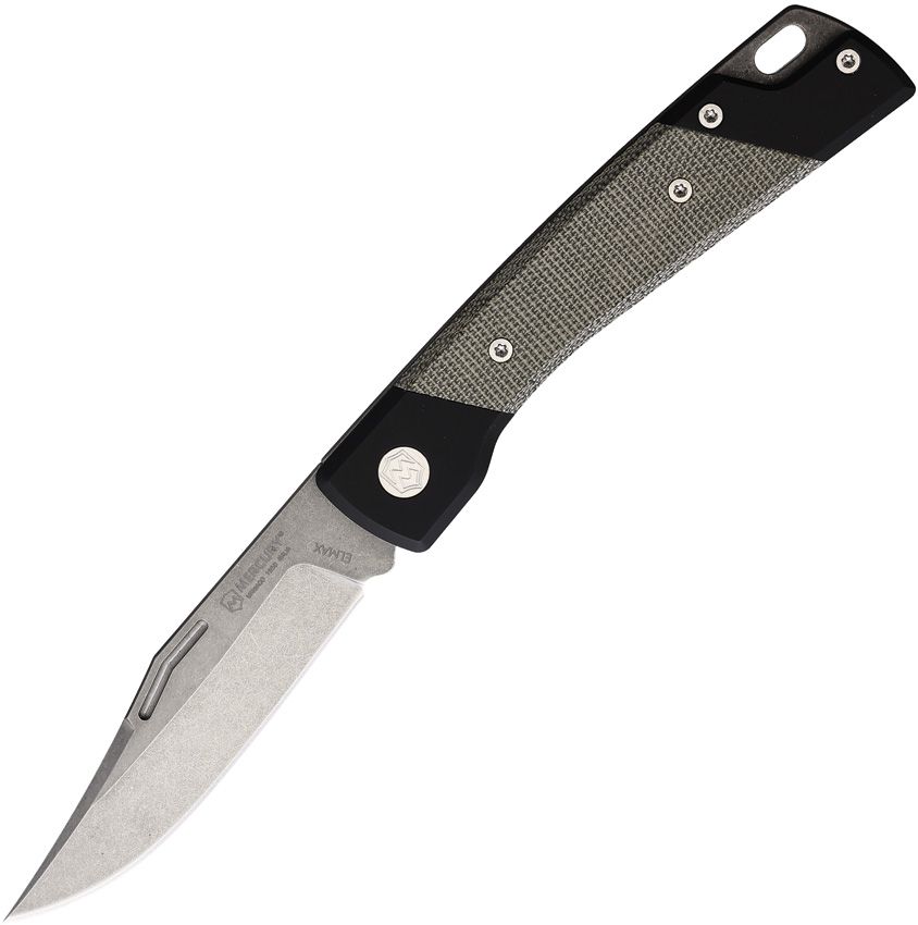 MER9LUCCVC Mercury LUC Slip Joint Green Micarta
