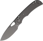 Miguron Moyarl crossbar lock folding knife with gray titanium coated 14C28N blade and gray titanium handle (MGR621ADG)