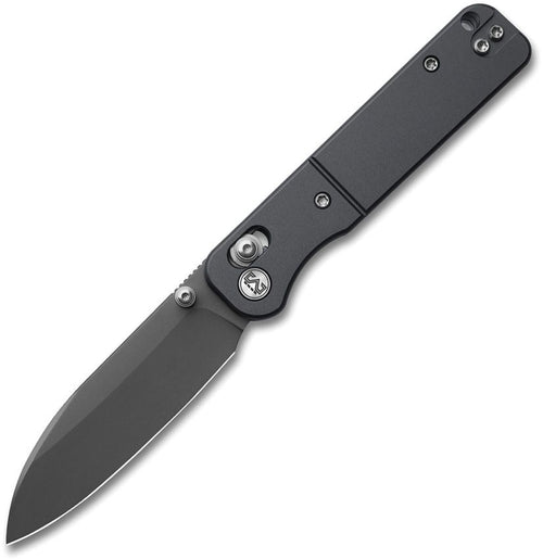 Miguron Pinam crossbar lock folding knife with gray PVD 14C28N blade and dark gray aluminum handle (MGR826ADG)