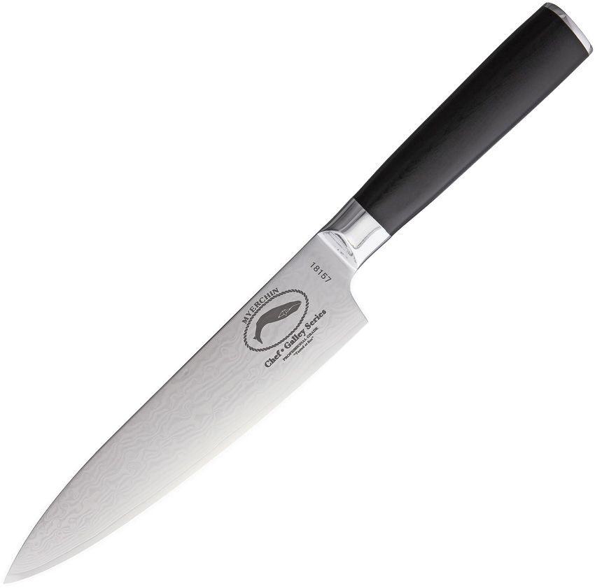 MYG100 Myerchin Galley Chefs Knife Damascus