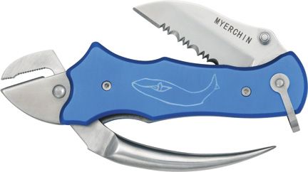 MYP300BL Myerchin Sailors Tool Linerlock Blue