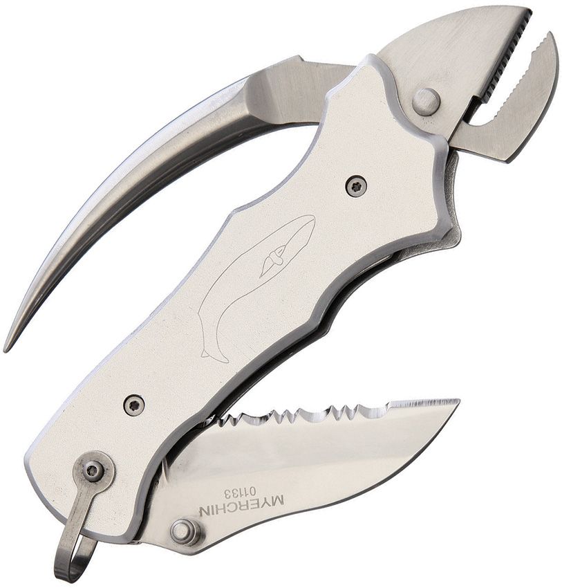 MYP300SL Myerchin Sailors Tool Linerlock Silver
