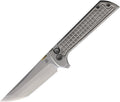 NMB2406ICGSL Chop 2 Button Lock Grid Silver