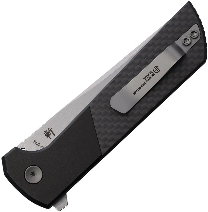 NMB2407CF5 North Mountain Blade Chop 2 Button Lock CF