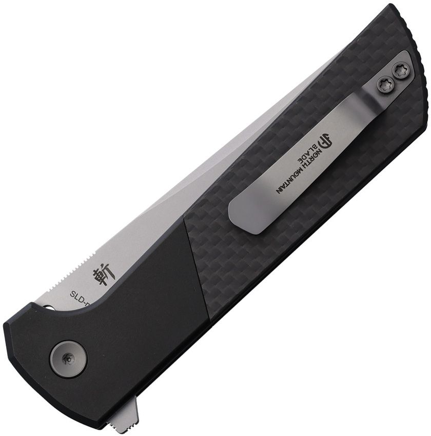NMB2407CF North Mountain Blade Chop 2 Button Lock CF