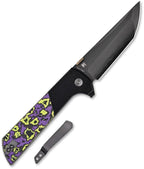 NMB2407PRCFD North Mountain Blade Chop 2 Button Lock Glow CF
