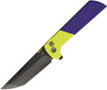 NMB2407PRGRD Chop 2 Button Lock PRP/YLW