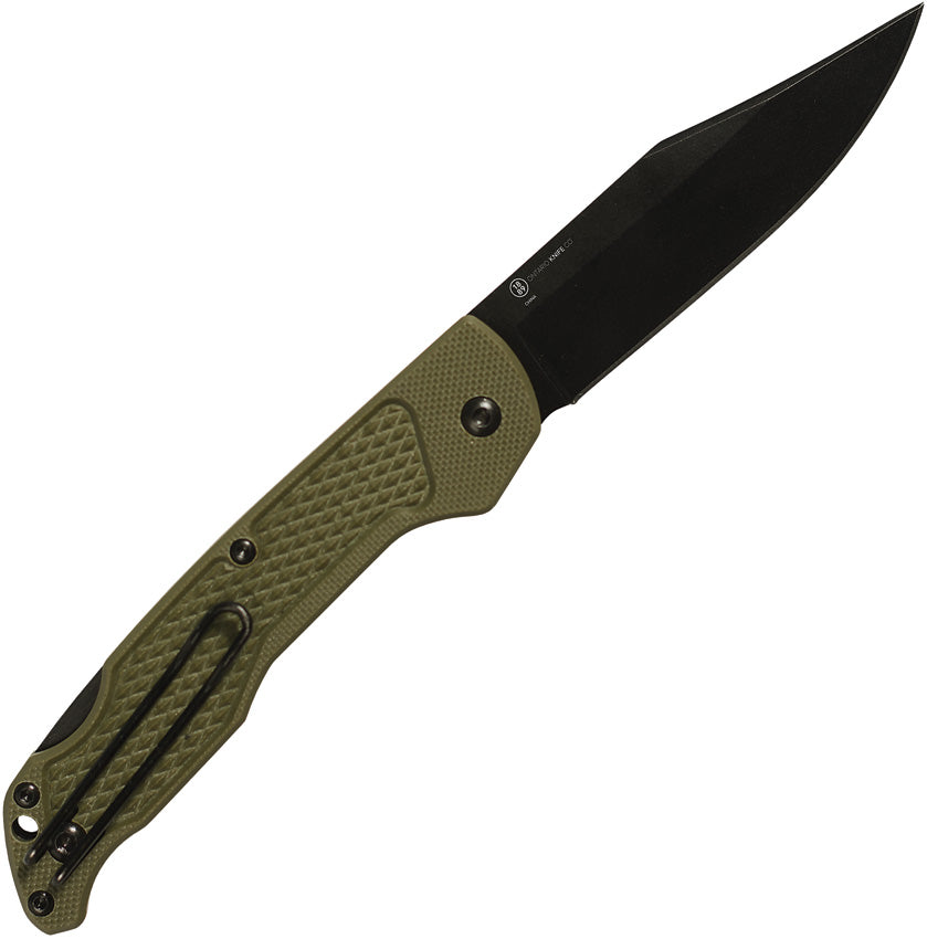 ON4315GRNTC Camp Plus EDC Lockback Green