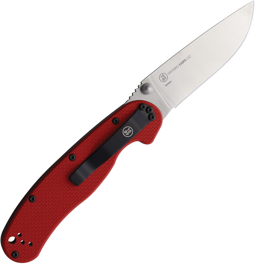 ON8064 RAT II Linerlock Red G10 S35VN