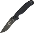 ON8830 RAT II Linerlock Black D2