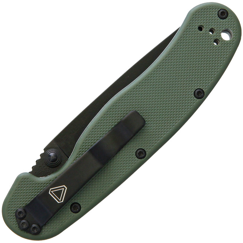 ON8830OD RAT II Linerlock OD Green D2