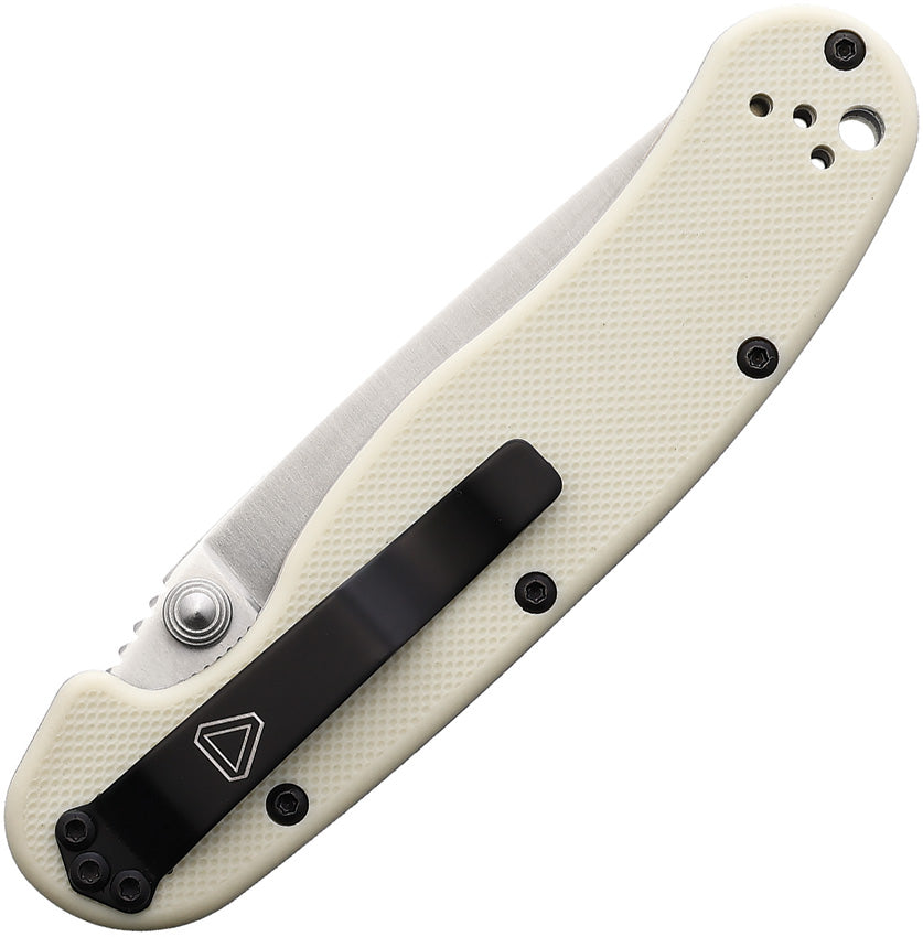 ON8861BONE RAT II Linerlock Ivory G10