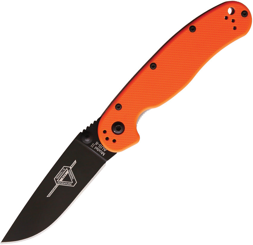 ON8861OR RAT II Linerlock Orange