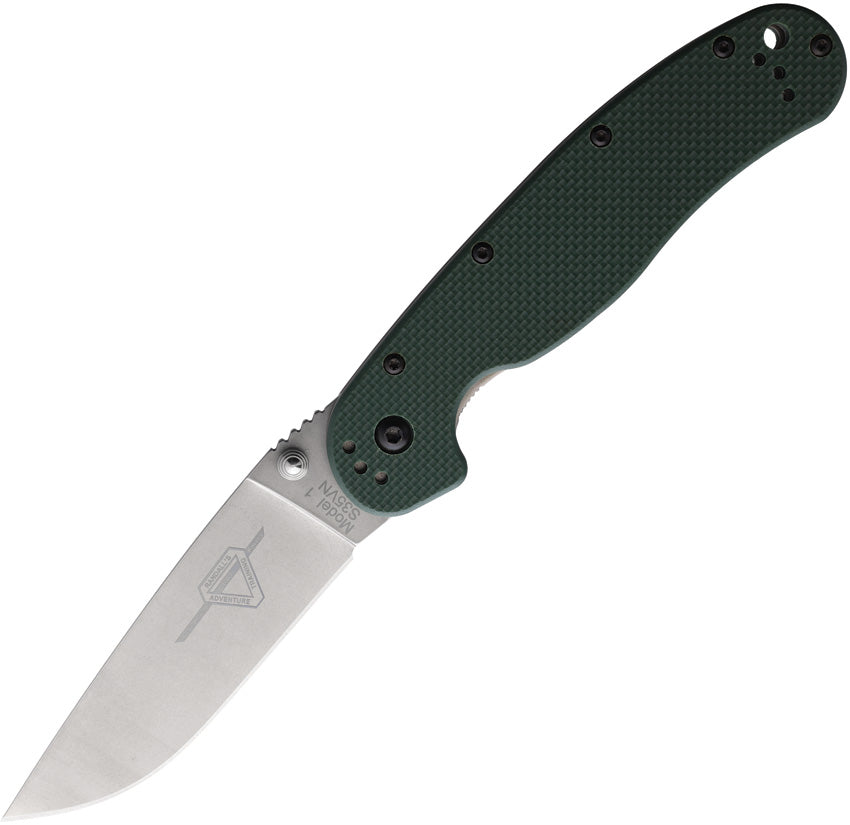 ON8992 RAT I Linerlock Green G10 SW