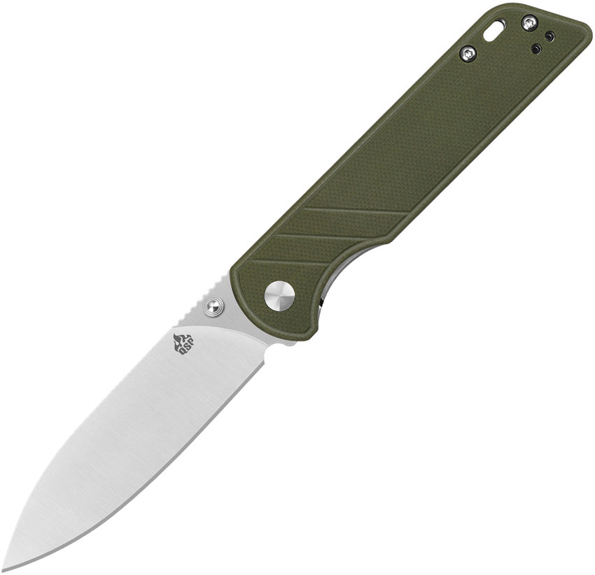 QS102B2 QSP Parrot Linerlock Green V2