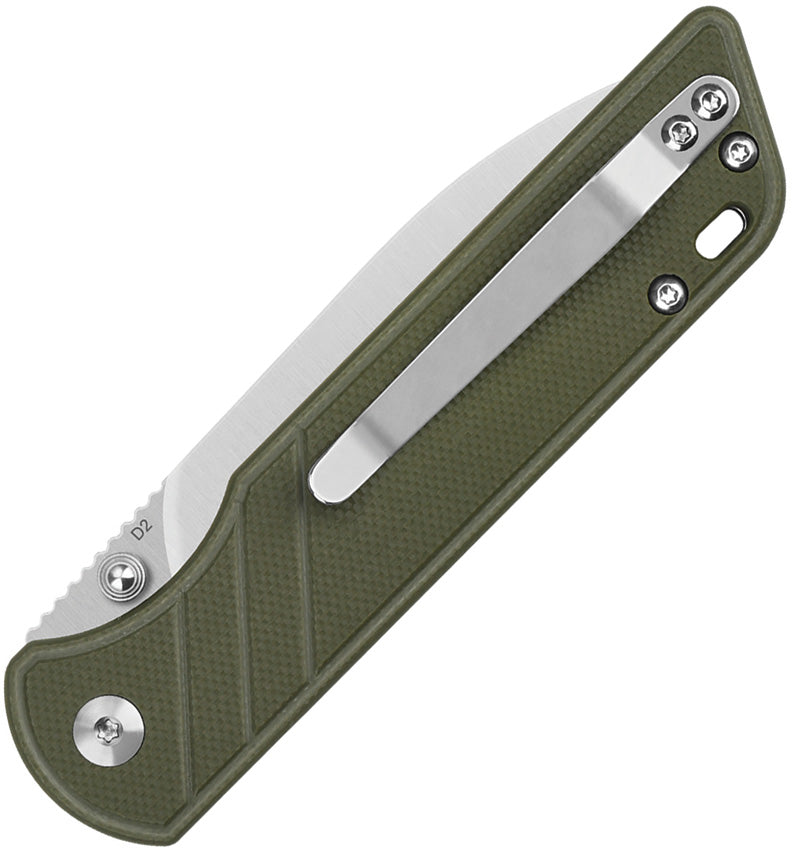 QS102B2 QSP Parrot Linerlock Green V2