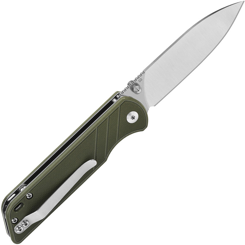 QS102B2 QSP Parrot Linerlock Green V2