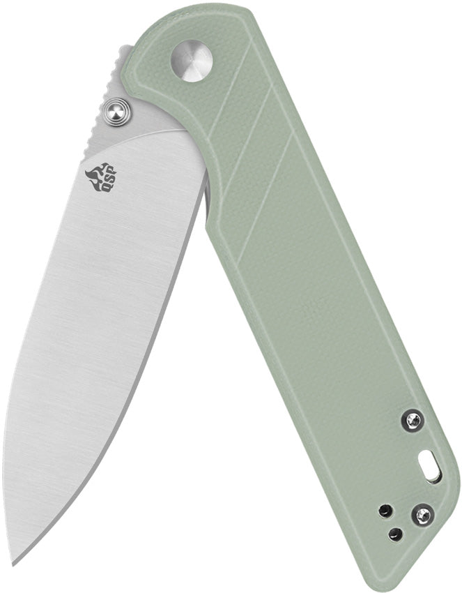 QS102C2 QSP Parrot Linerlock Jade V2