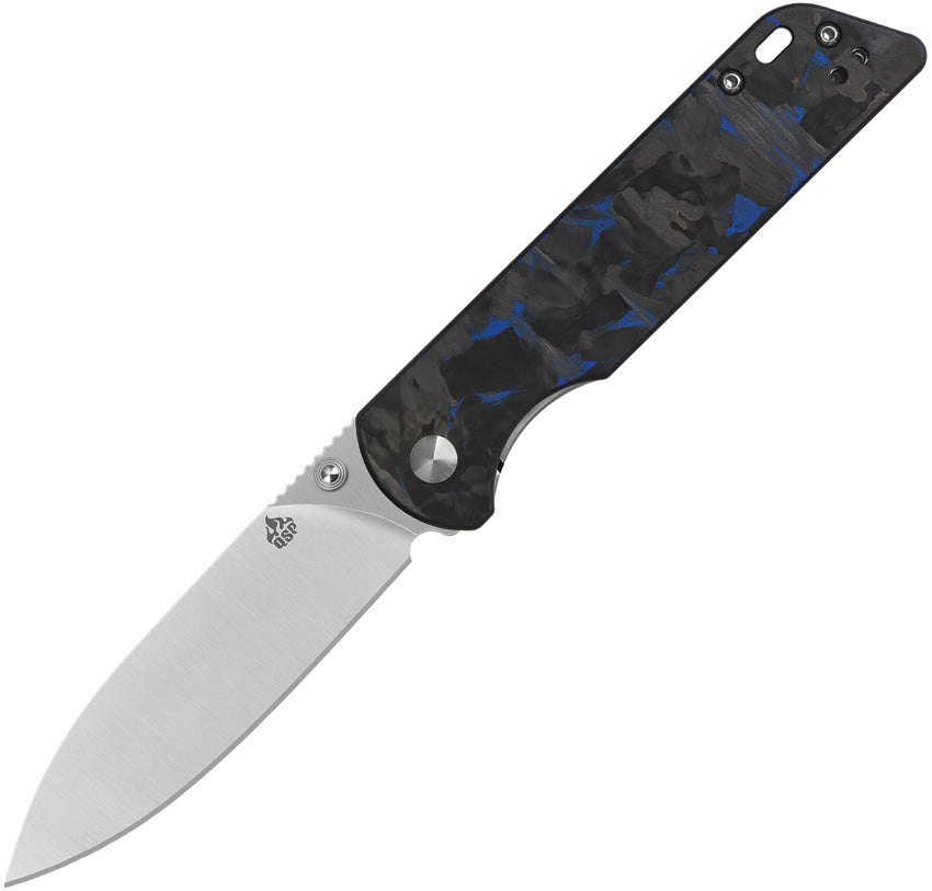 QS102V2H QSP Parrot Linerlock V2 Blue CF